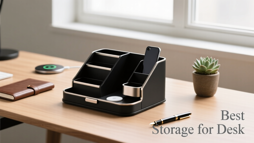 Best Storage for Desks: Space-Saving Solutions