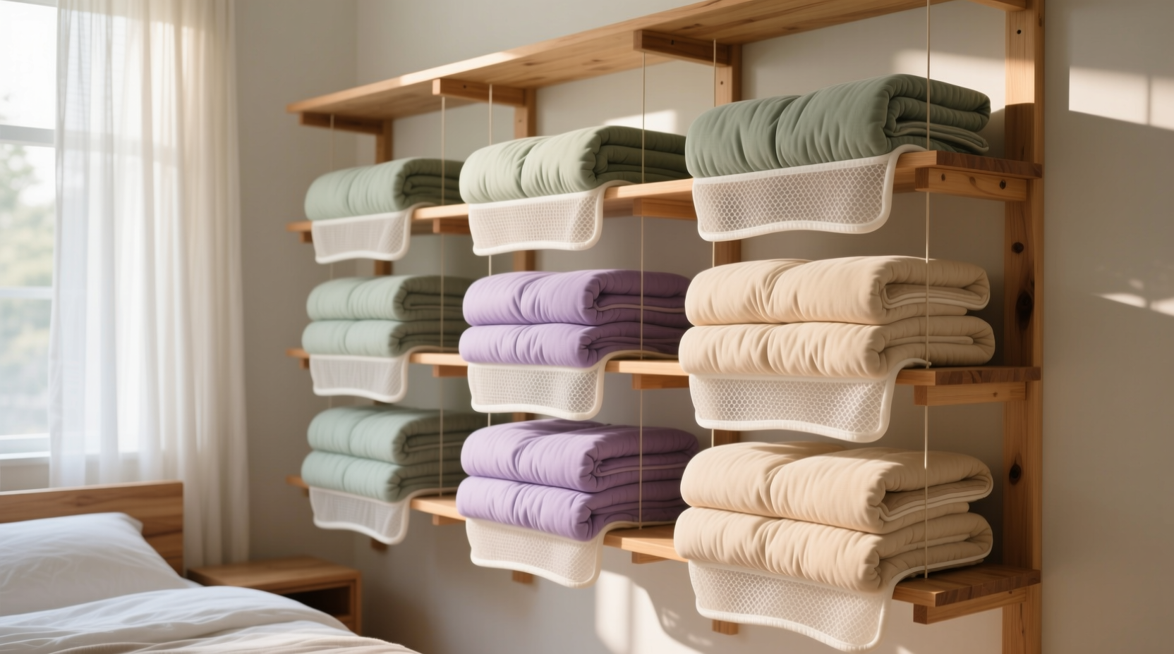 how to store weighted blankets without compressing fill