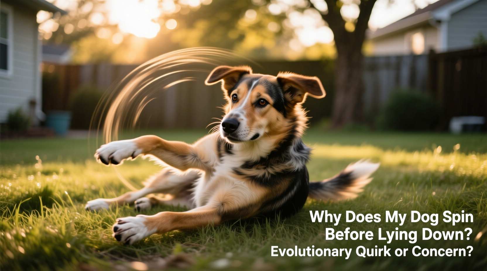 why does my dog spin in circles before lying down evolutionary quirk or concern