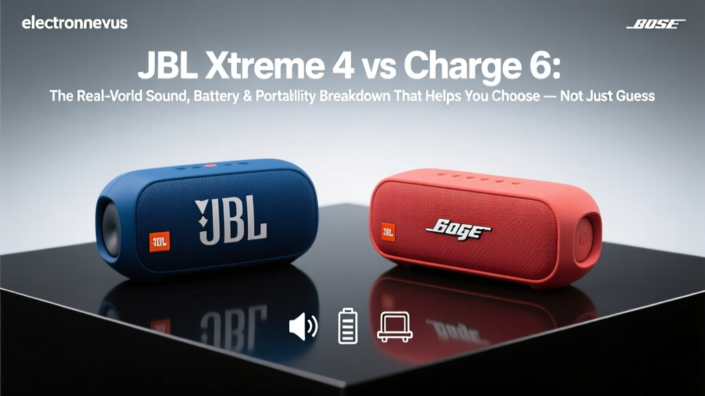 JBL Xtreme 4 vs Charge 6: The Real-World Sound, Battery & Portability Breakdown That Helps You Choose — Not Just Guess