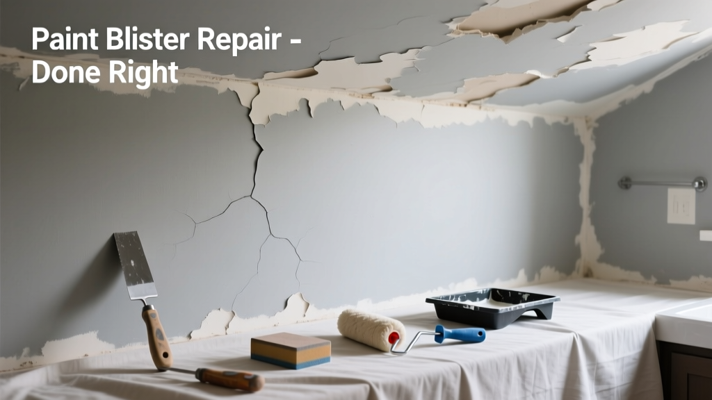 Fix Paint Blistering in Bathroom Walls and Ceilings