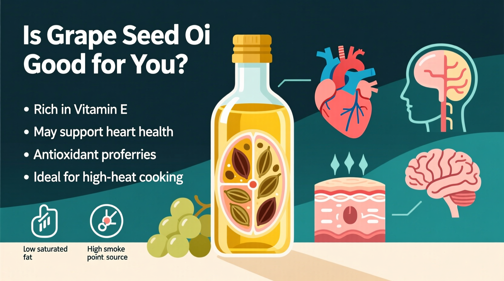 is grape seed oil good for you