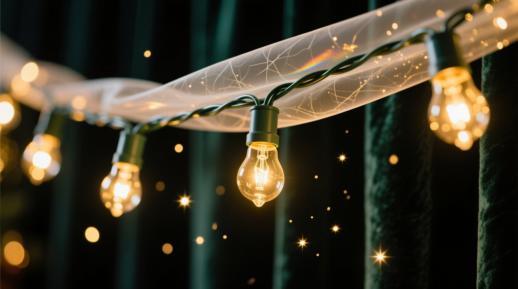 how to add twinkle effect to static christmas lights using diffusers