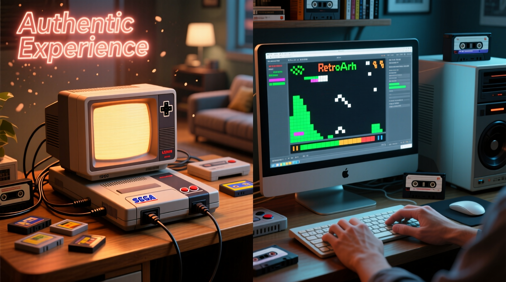 retro gaming console vs emulator pc which gives the most authentic experience