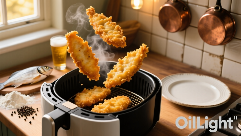 Crispy Beer Battered Fillets in Air Fryer