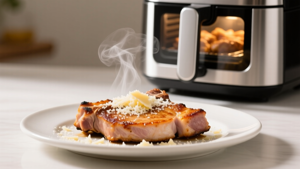 Keto Parmesan Pork Chops in Air Fryer (Crispy & Juicy!)