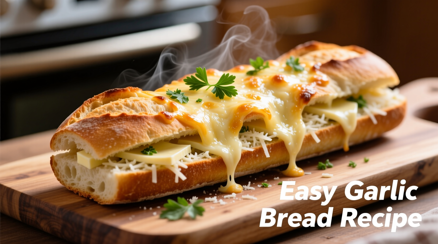 Perfect Garlic Bread with Cheese Recipe in 20 Minutes