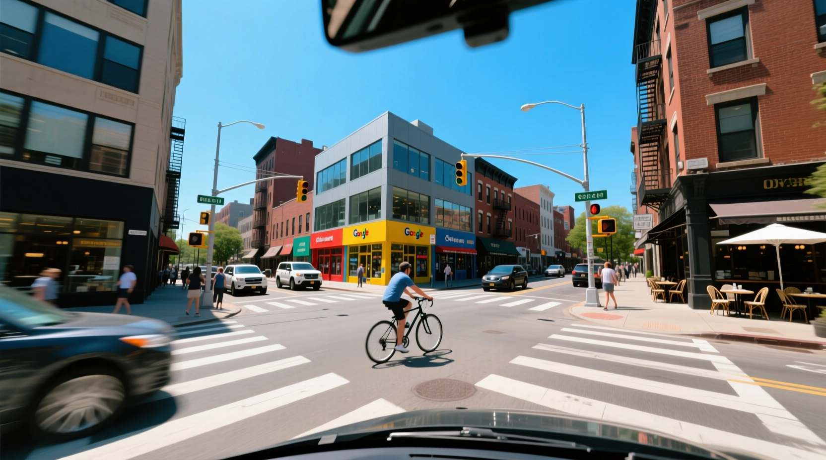 google maps adds street view to turns