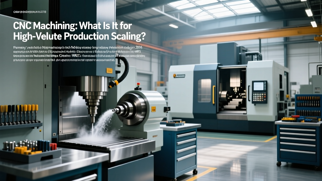 CNC Machining: What Is It for High-Volume Production Scaling?