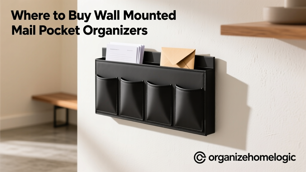 Where to Buy Wall Mounted Mail Pocket Organizers