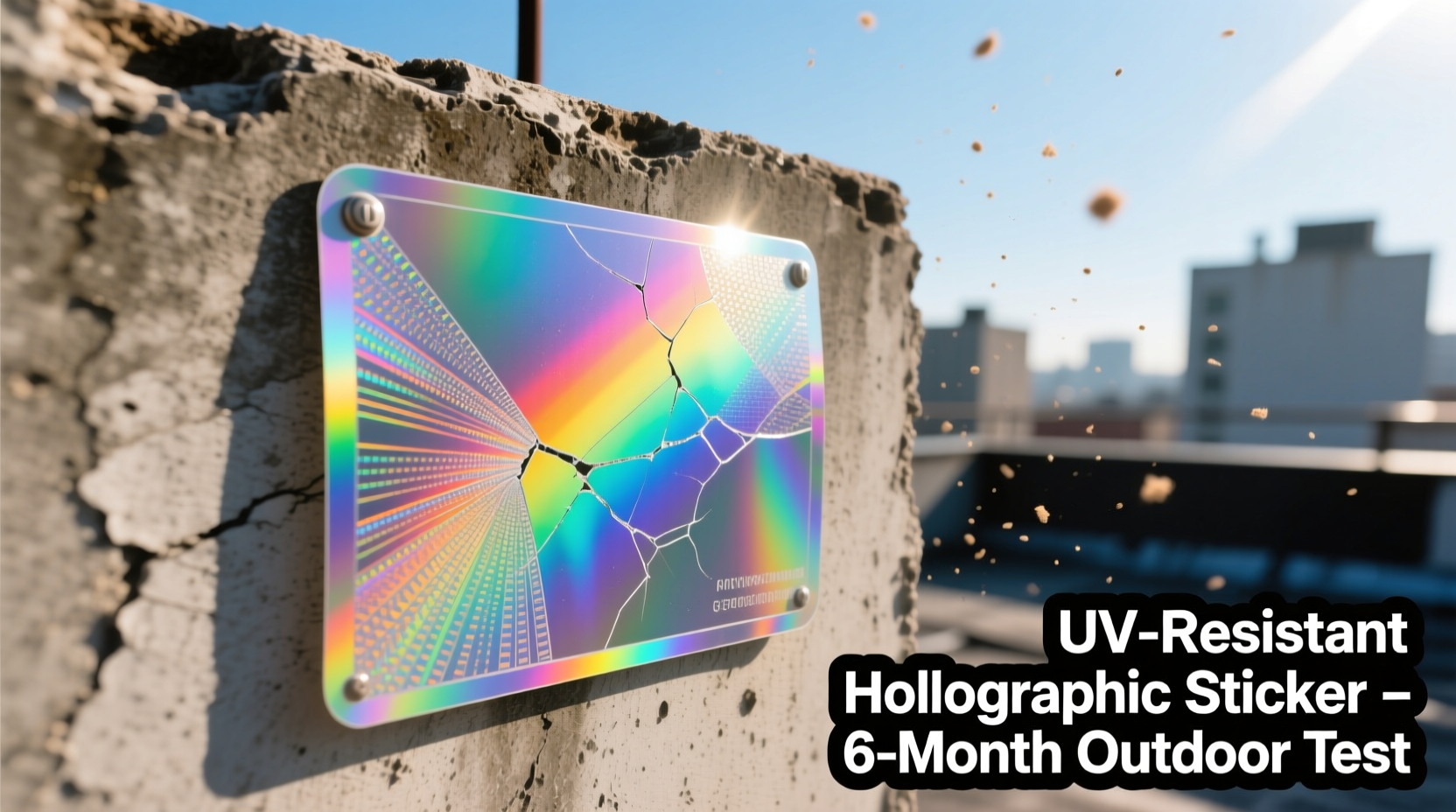 are holographic stickers uv resistant or do they fade quickly outdoors