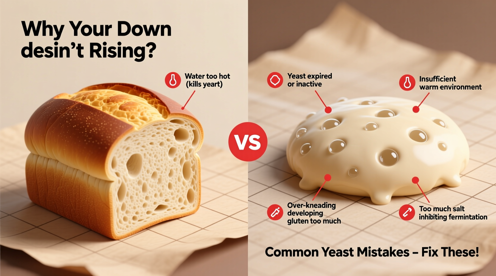 Why Is My Bread Dough Not Rising Common Yeast Mistakes