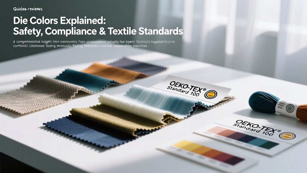 Die Colors Explained: Safety, Compliance & Textile Standards