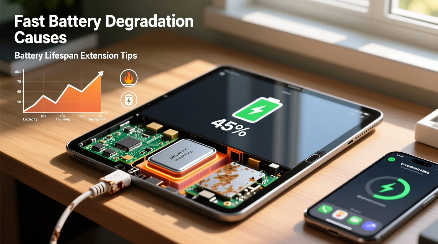 why does my tablet battery degrade so fast and how to extend its lifespan