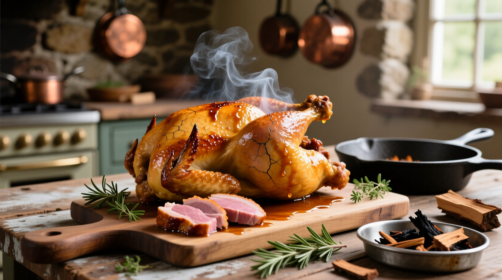 make juicy smoked chicken without a smoker