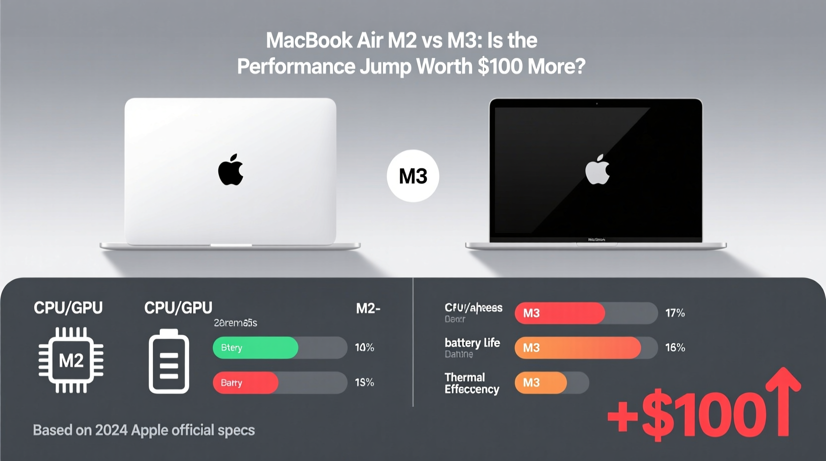 macbook air m2 vs m3 is the performance jump worth the extra hundred dollars