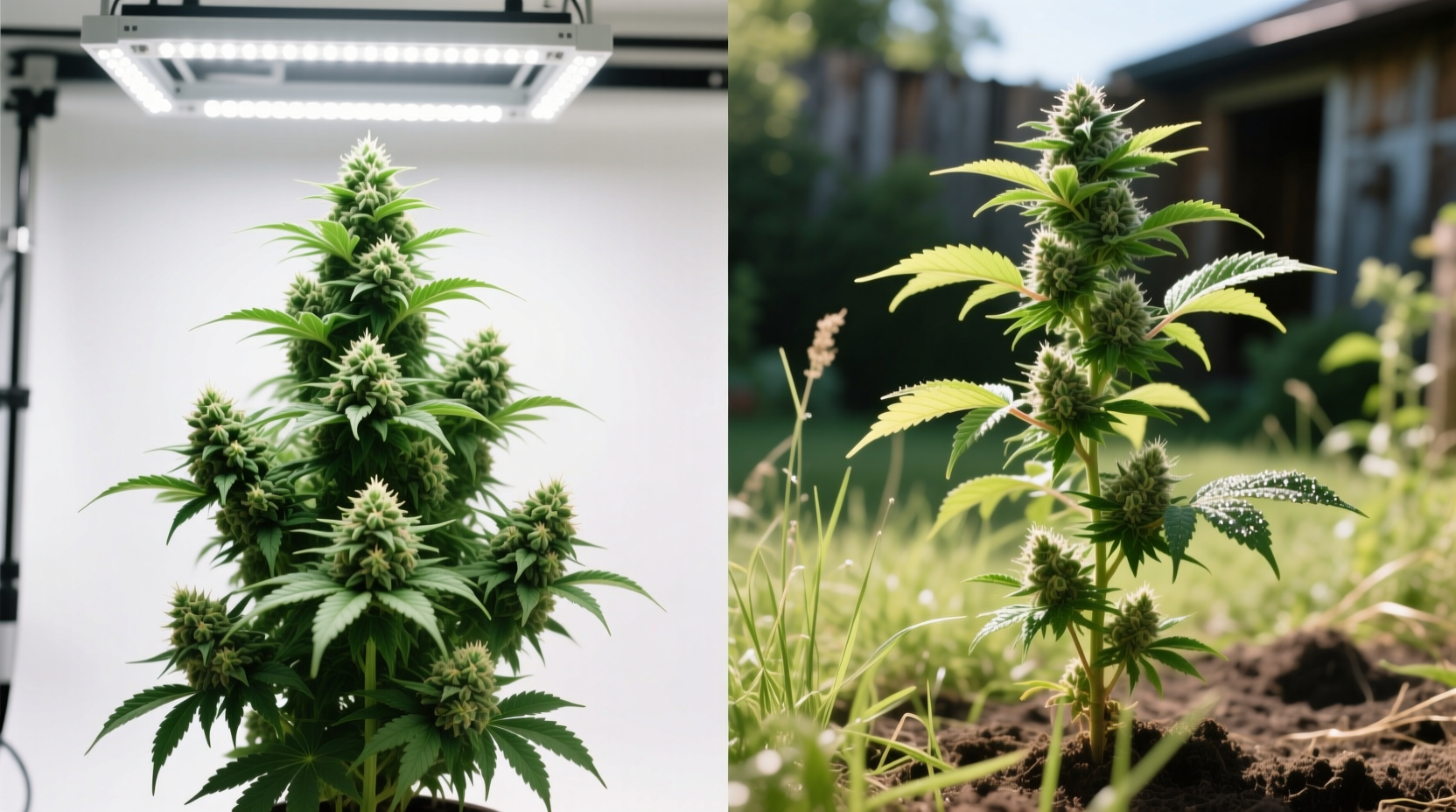 the difference between indoor and outdoor grown weed