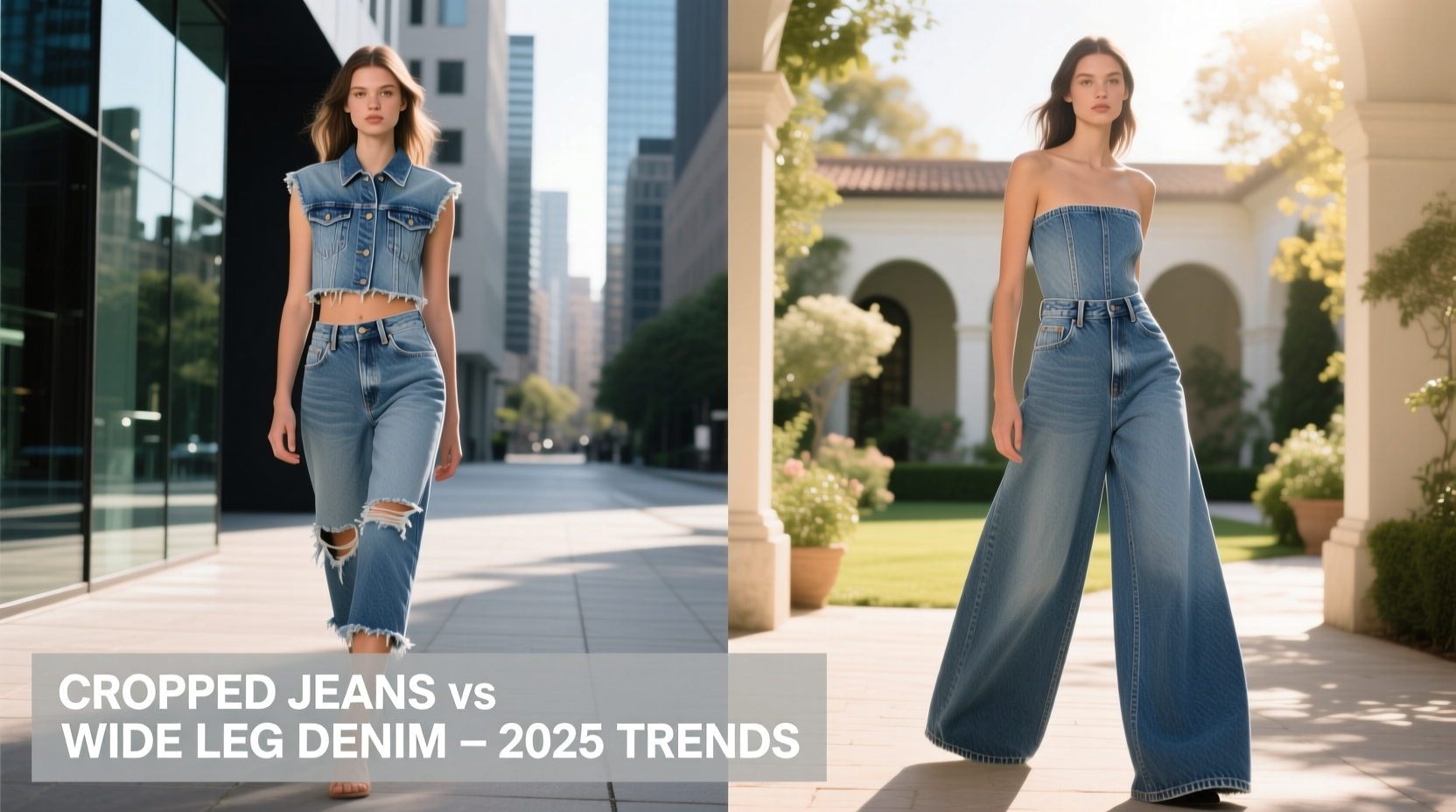 cropped jeans vs wide leg denim which trend fits better in 2025