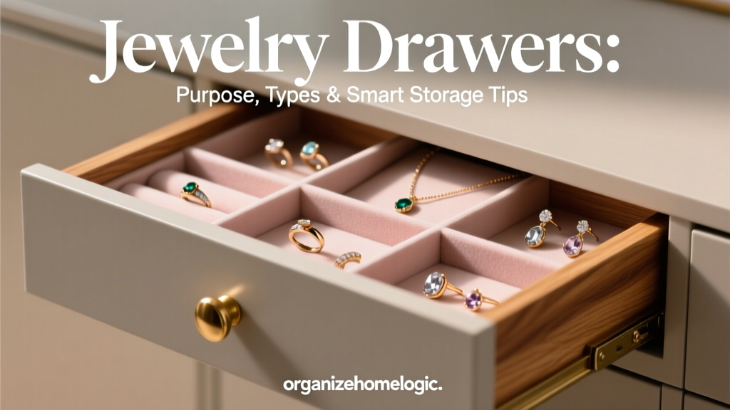 Jewelry Drawers: Purpose, Types & Smart Storage Tips