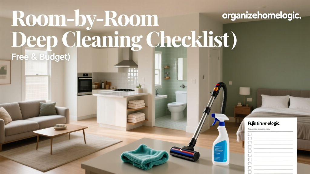 Room-by-Room Deep Cleaning Checklist (Free & Budget)