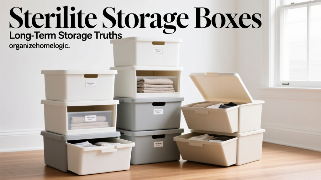 Sterilite Storage Boxes: Long-Term Storage Truths