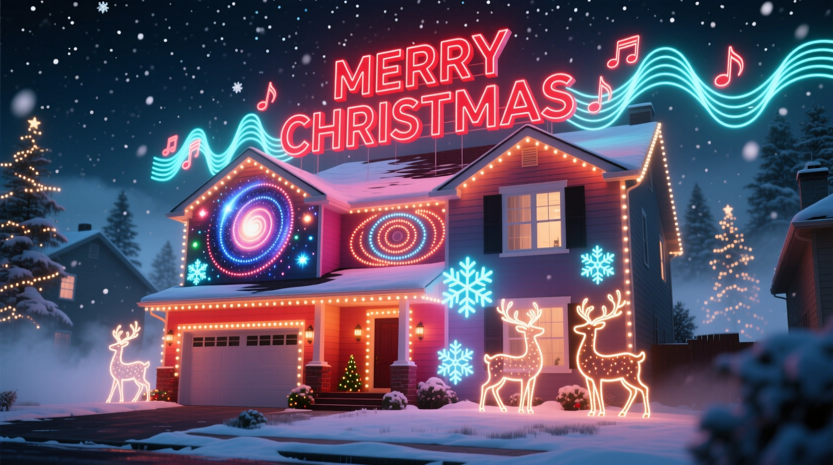 how to use ai tools to design a custom christmas light show sequence