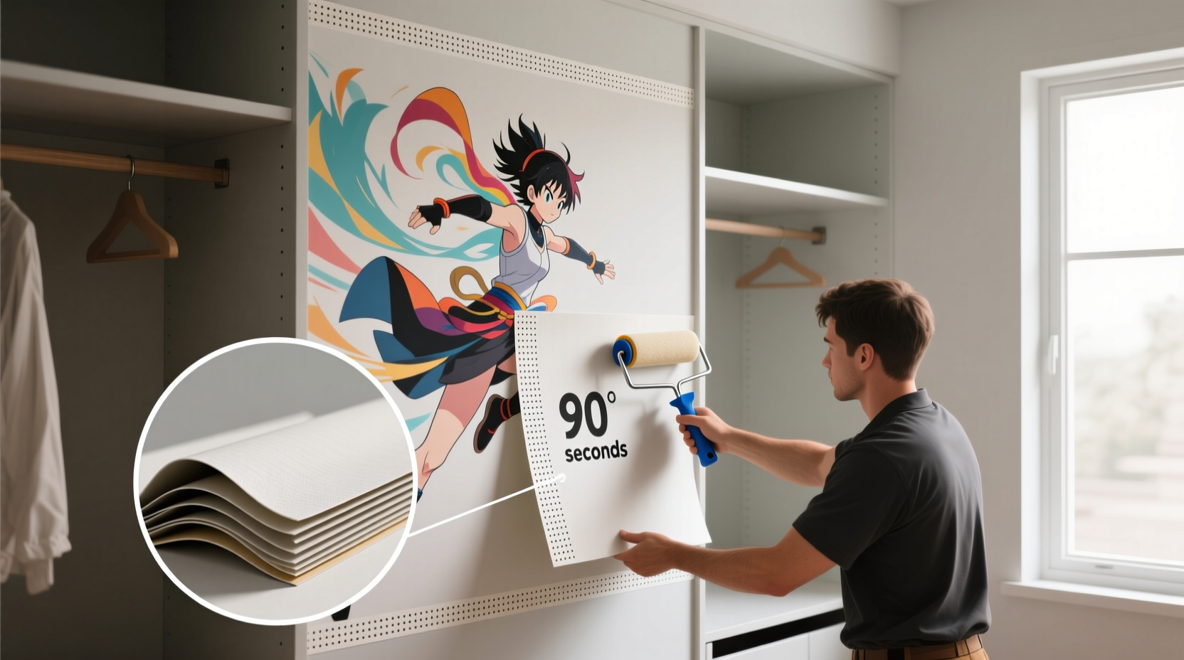 closet organization tips anime wallpaper that stays put