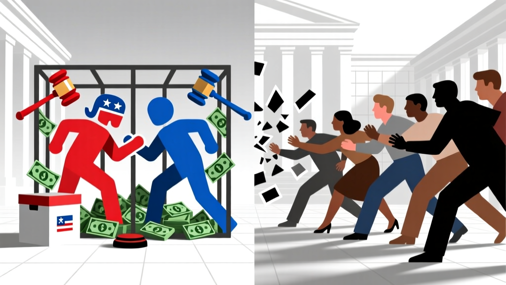 US Two-Party System: Rules, Ballots, Money Lock Duopoly