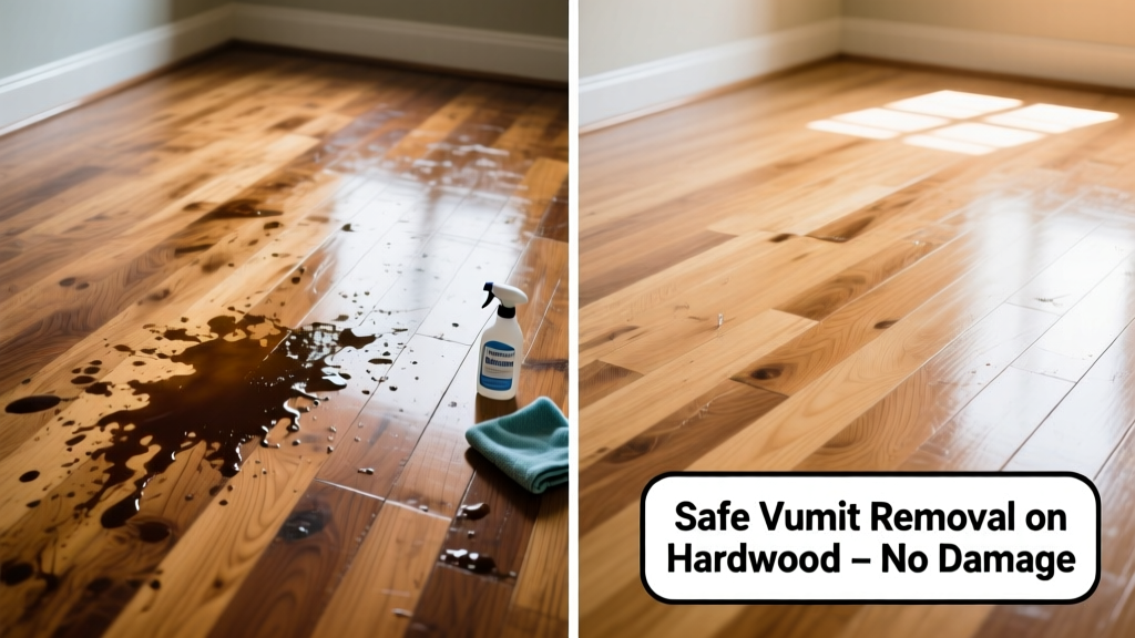 How to Remove Vomit from Hardwood Floors Safely