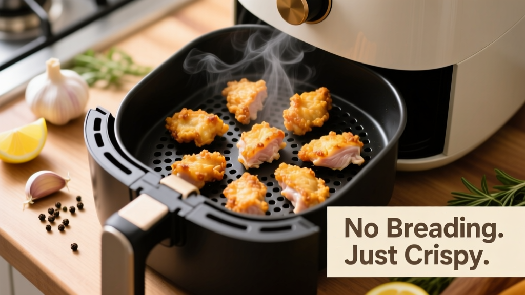 Air Fried Chicken Bites No Breading: Crispy & Juicy!