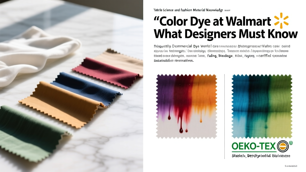 Color Dye at Walmart: What Designers Must Know
