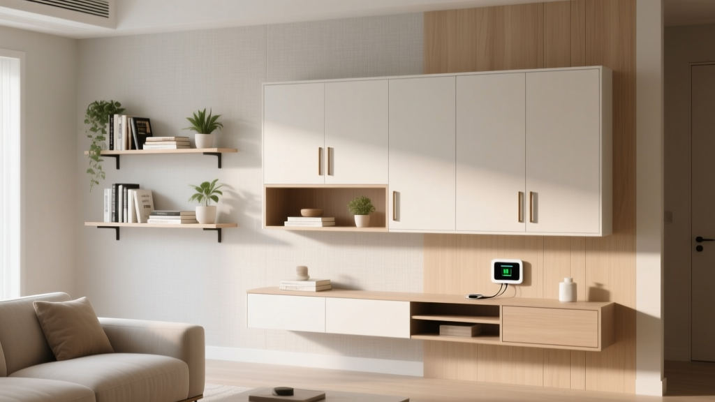 Best Living Room Wall Storage Ideas