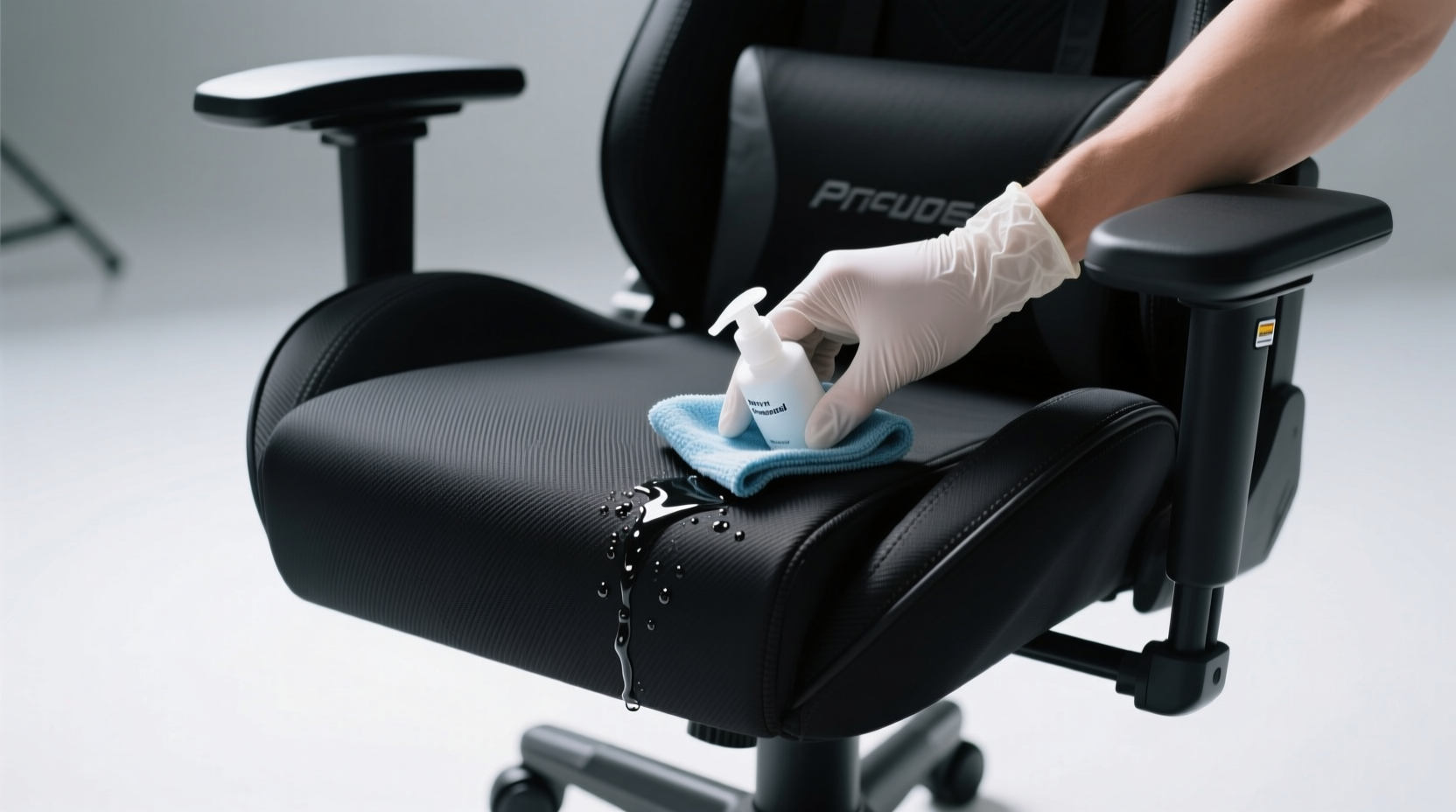 gaming chair fabric cleaning without warranty risk