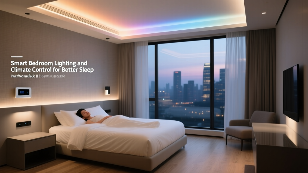 Smart Bedroom Lighting and Climate Control for Better Sleep