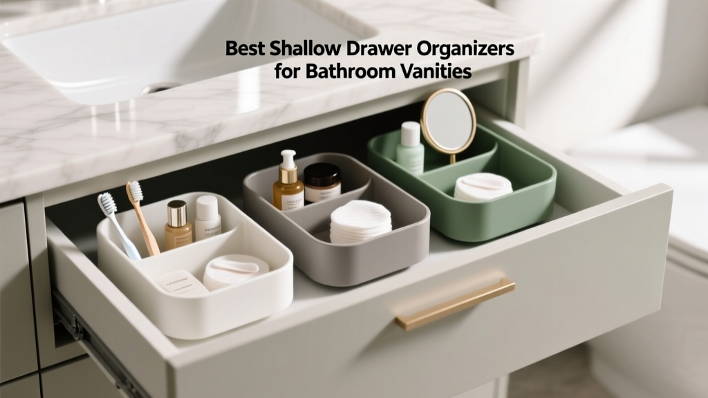 Best Shallow Drawer Organizers for Bathroom Vanities
