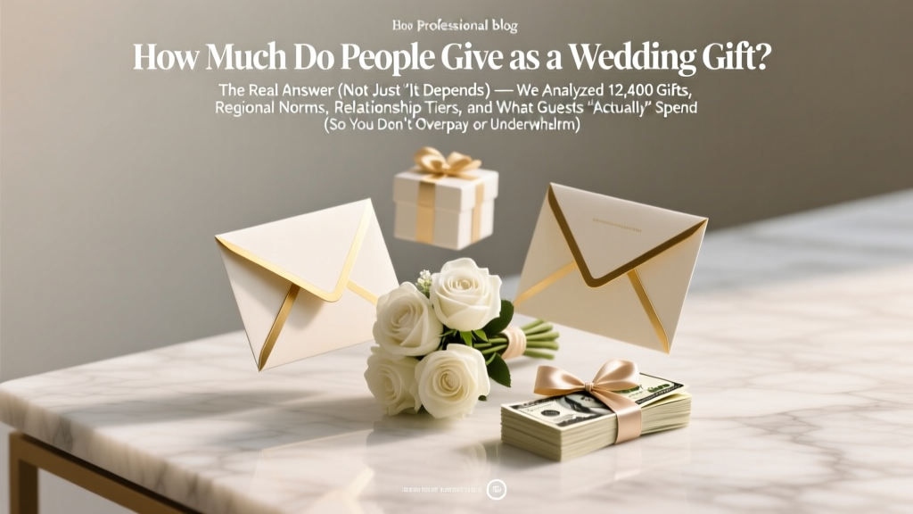 Wedding Gift Amounts: What Guests Actually Spend (2026)