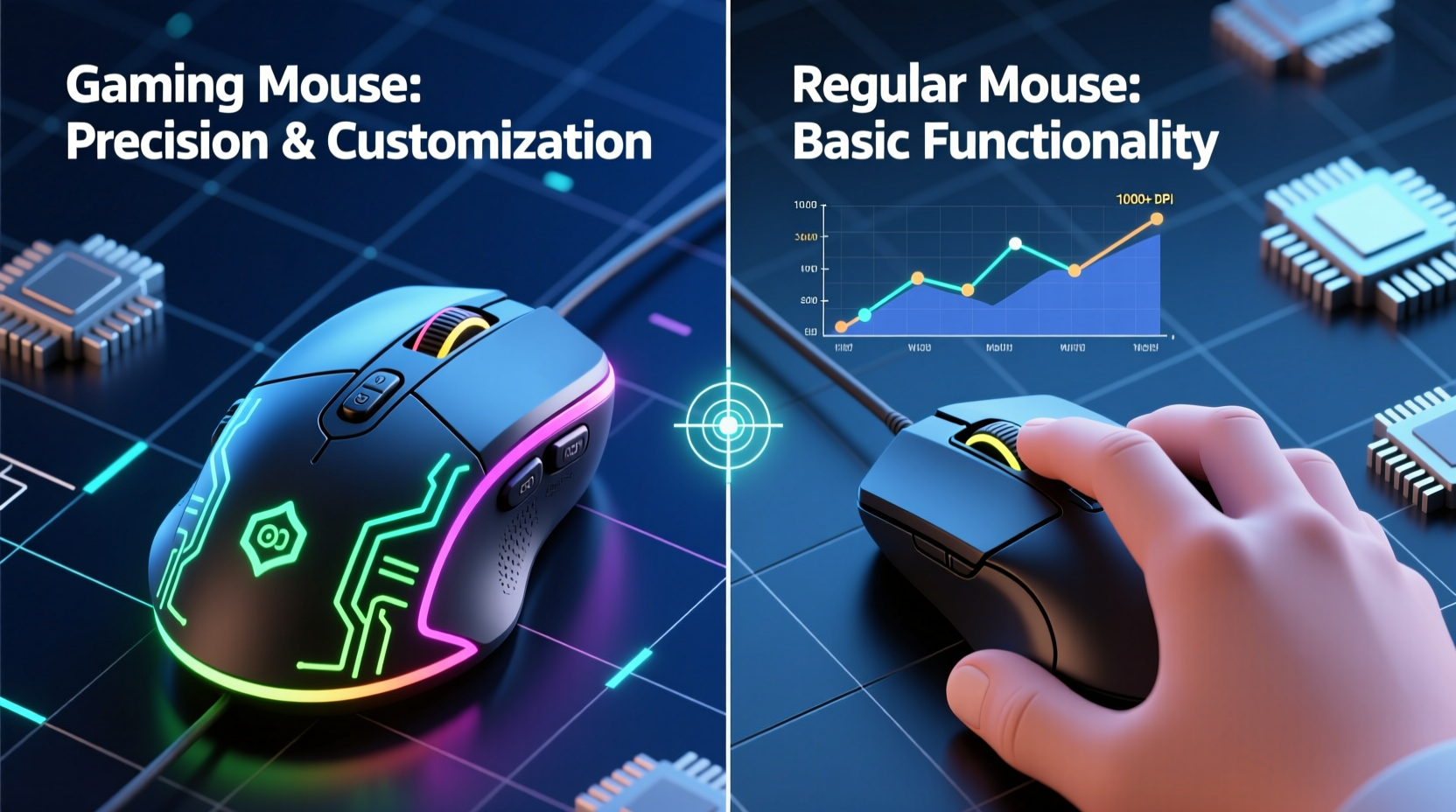 gaming mouse vs regular mouse does it actually improve aim or just comfort