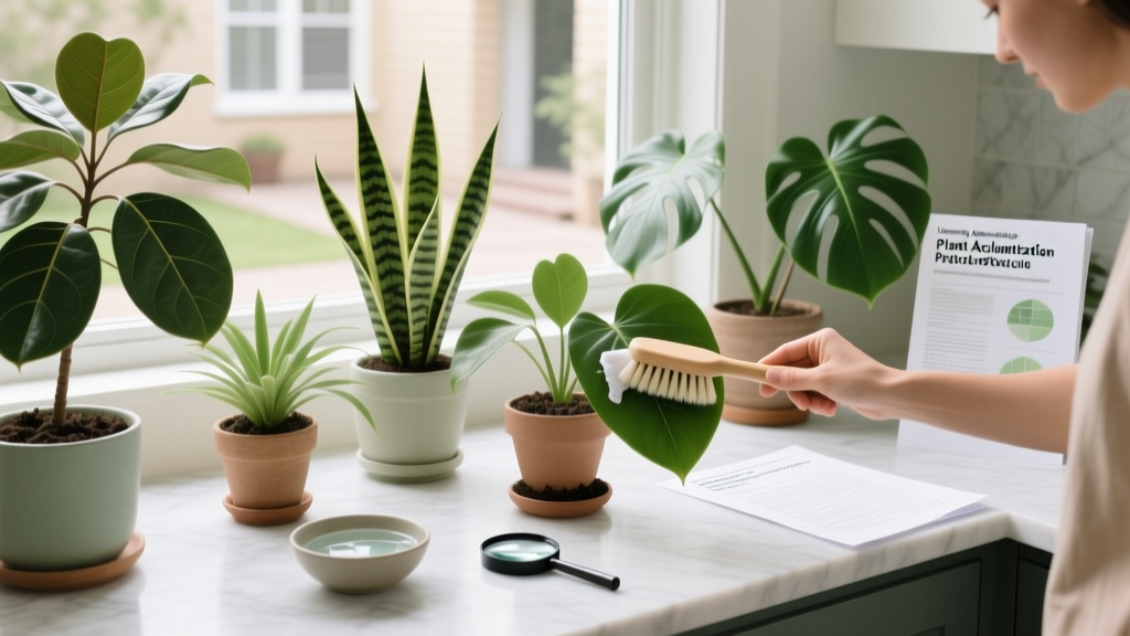 Slow-Growing Plants: How to Clean & Bring Indoors