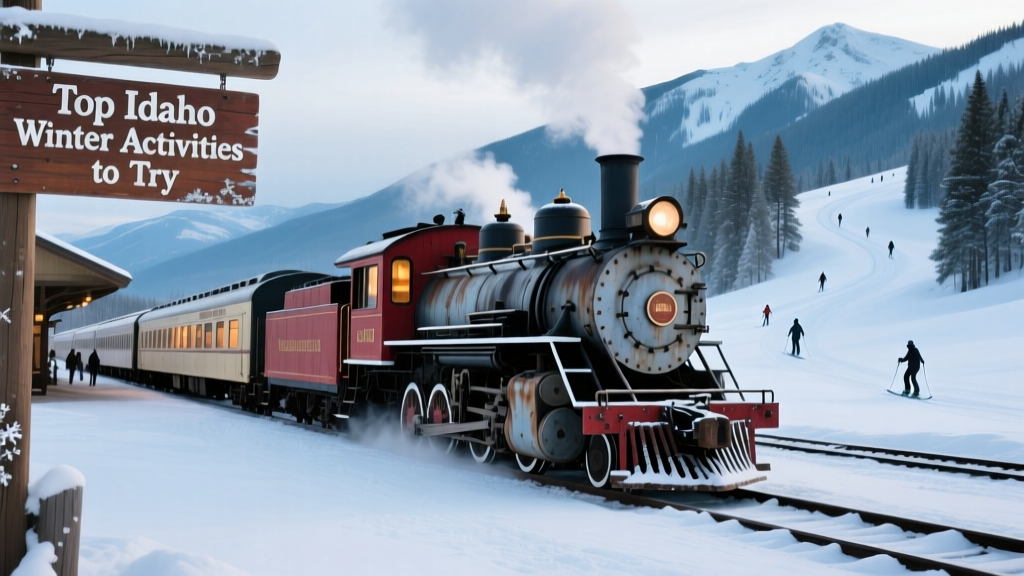 Top Idaho Winter Activities To Try: Snow Sports, Hot Springs, and Small-Town Charm
