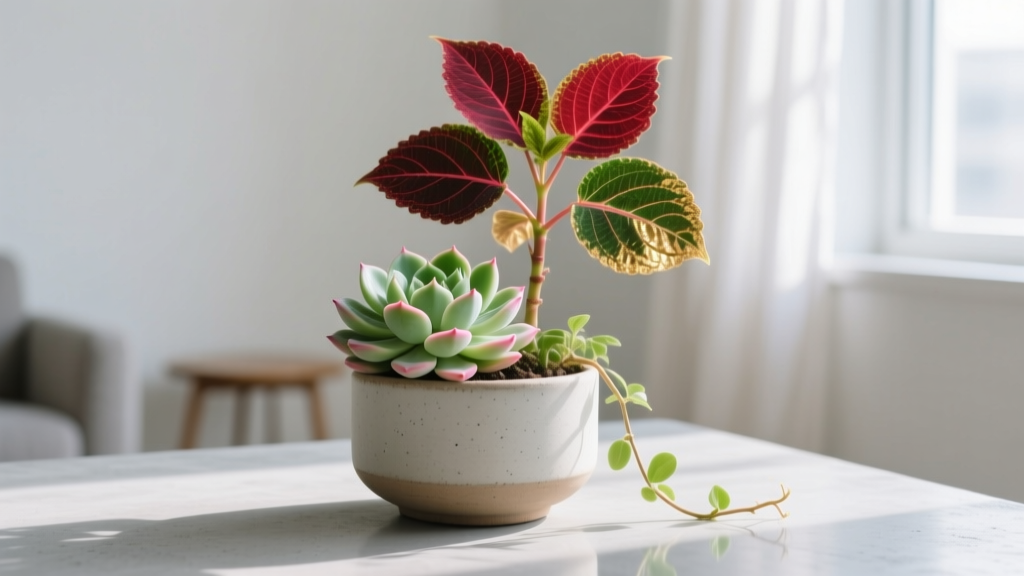 Succulents & Coleus Together Indoors: How to Thrive
