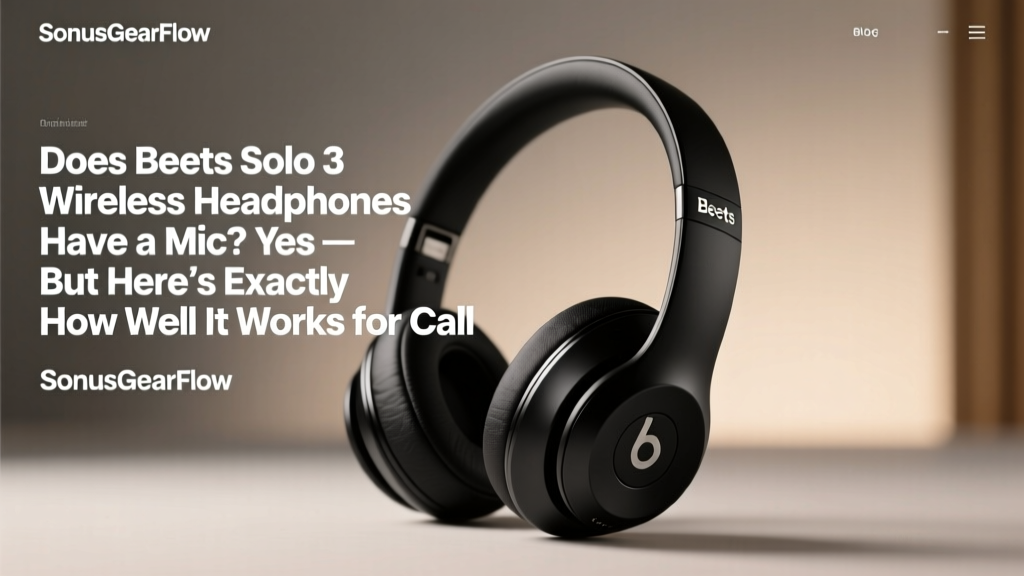 Beats Solo 3 Mic Test: Call Quality Real-World Results