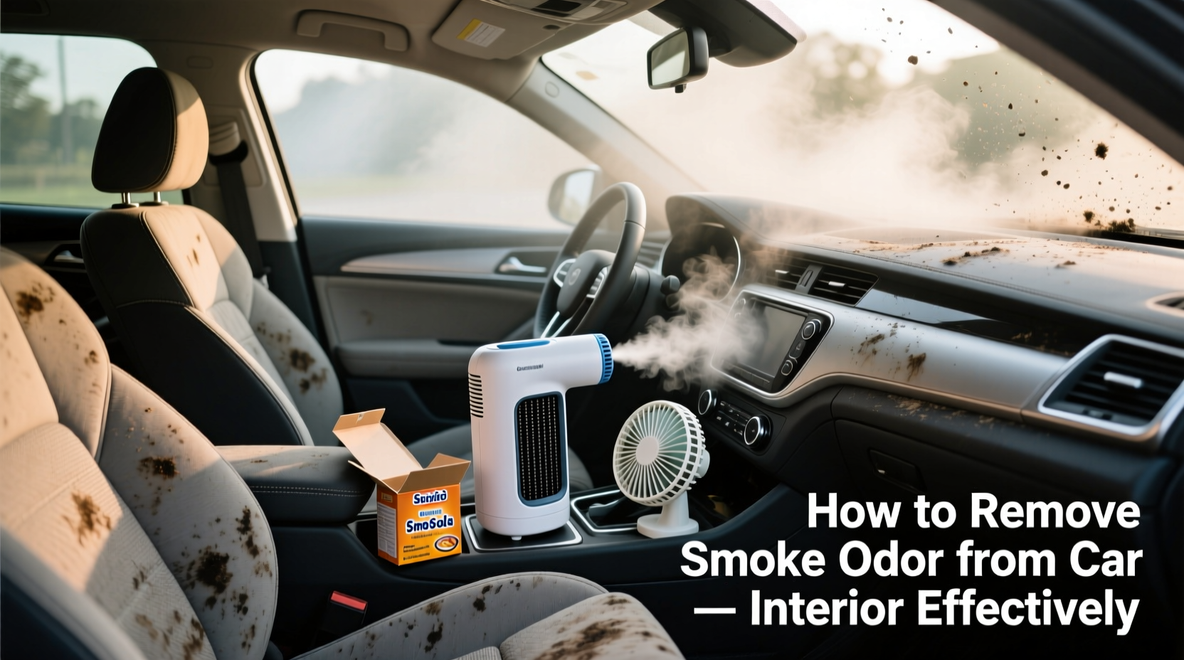 how to get smoke odor out of car