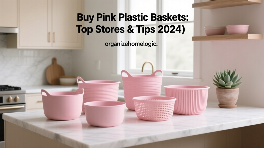 Buy Pink Plastic Baskets: Top Stores & Tips (2024)