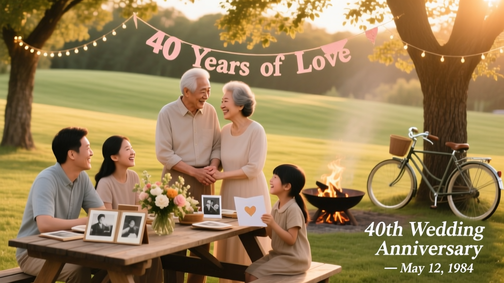 40th Wedding Anniversary Party Ideas: Thoughtful, Joyful, and Meaningfully Celebrated