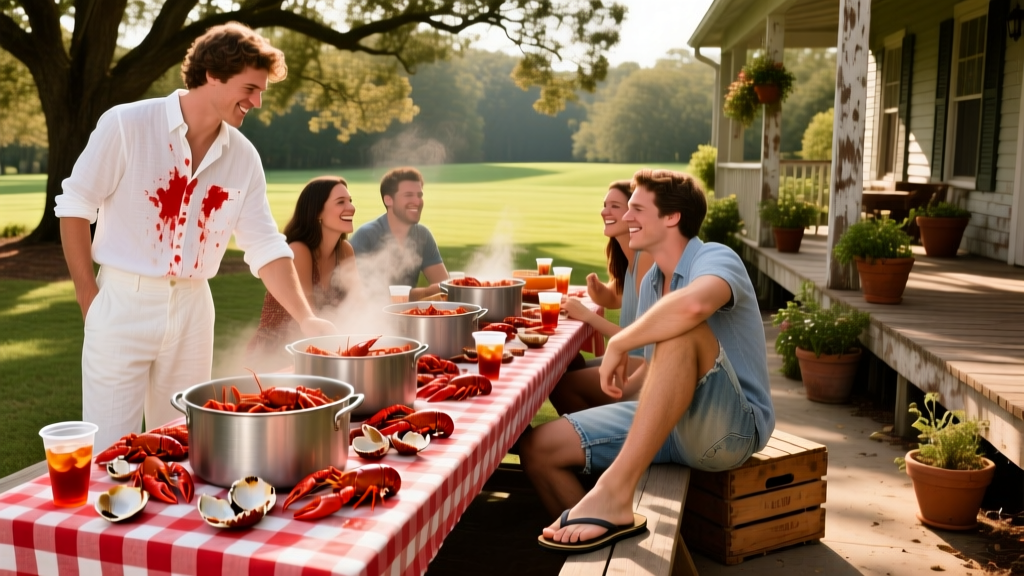 Crawfish Boil Outfit: Flip-Flops & Stains Welcome (2026)