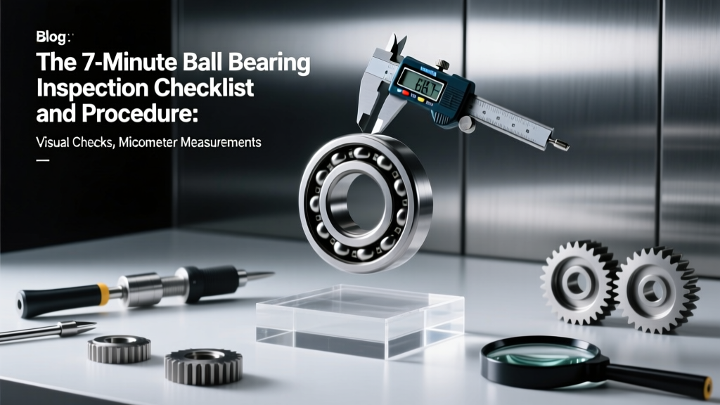 Ball Bearing Inspection Checklist: 7-Min ISO-Compliant