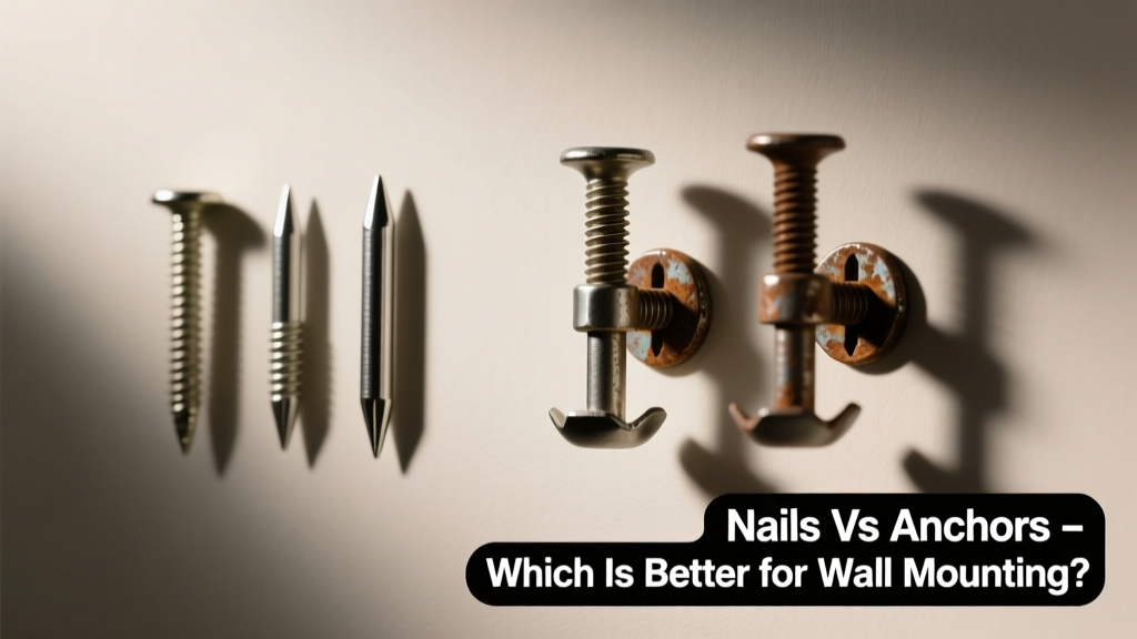 Nails vs Anchors: Which Is Better for Wall Mounting?