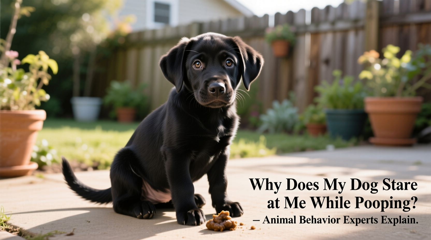 why does my dog stare at me while pooping odd behaviors explained by animal experts