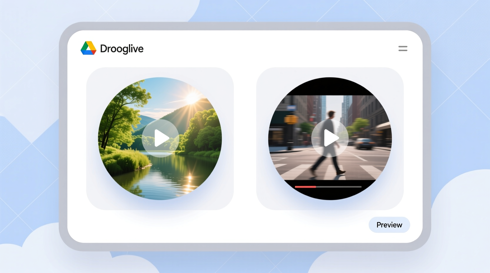 google drive adds file previews for photos videos and