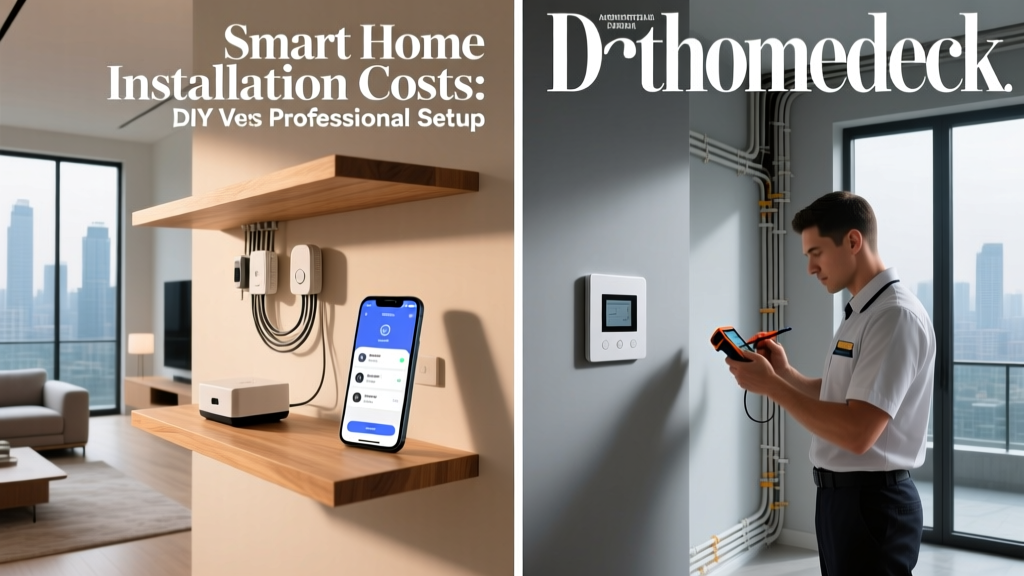 Smart Home Installation Costs: DIY Versus Professional Setup